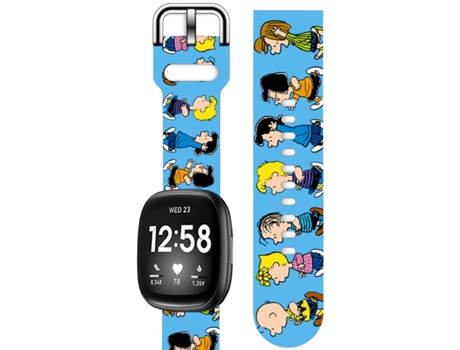 Correa Silicona Líquida para Fitbit by Google Versa 2 Azul