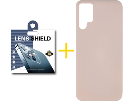 Carcasa + 1 Protector de Cámara para Samsung Galaxy S22 Ultra 5G SKYHE Rosa Pastel