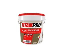 Titanpro R-10 Revestimiento Acrílico Liso Mate Blanco 15L