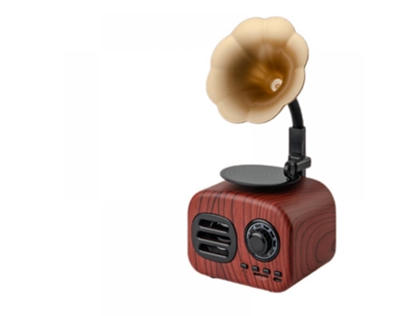 Altavoz Shxx Retro compatible con Bluetooth de gramófono inalámbrico portátil con ranura Tf Carga portátil Xq-Yx132