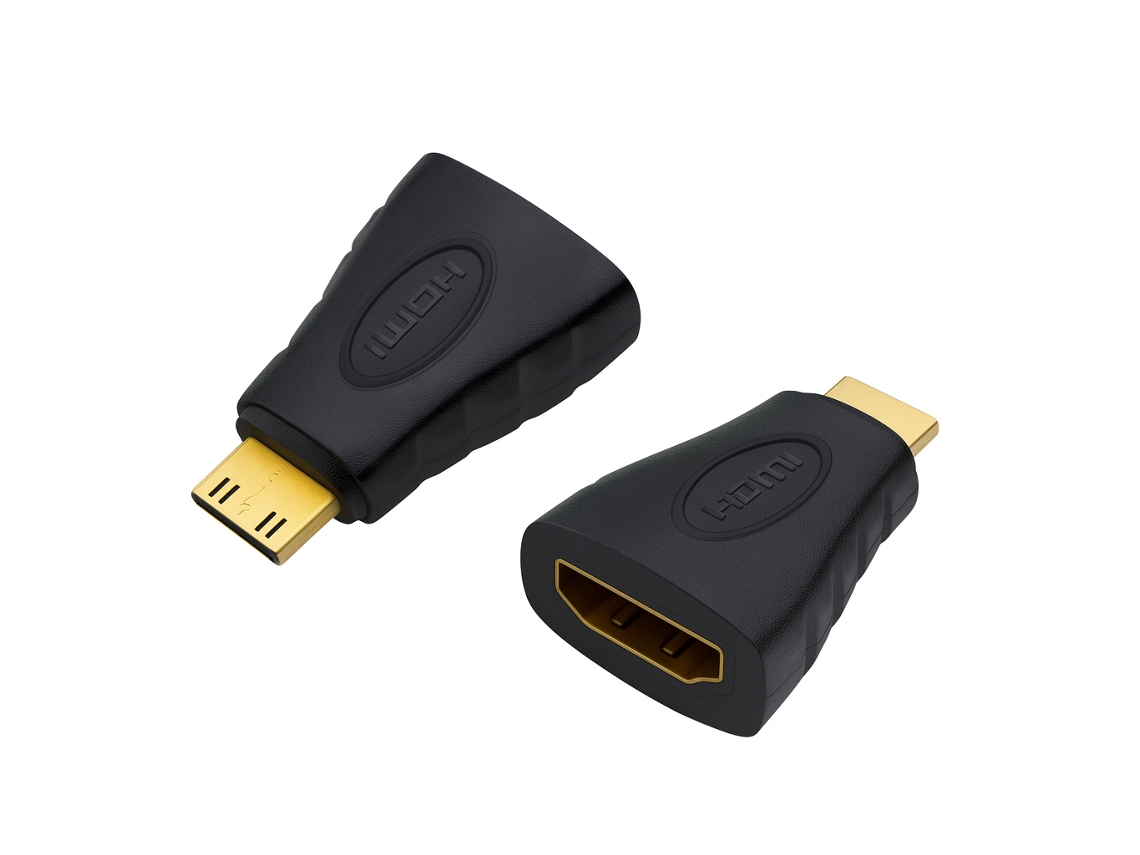 Adaptador convertidor HDMI F a Mini HDMI M Xin Yue 8059 Negro