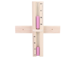 Reloj De Arena De 15 Minutos Para Sauna, De Pared, De Madera, Vidrio, Arena Rosa.