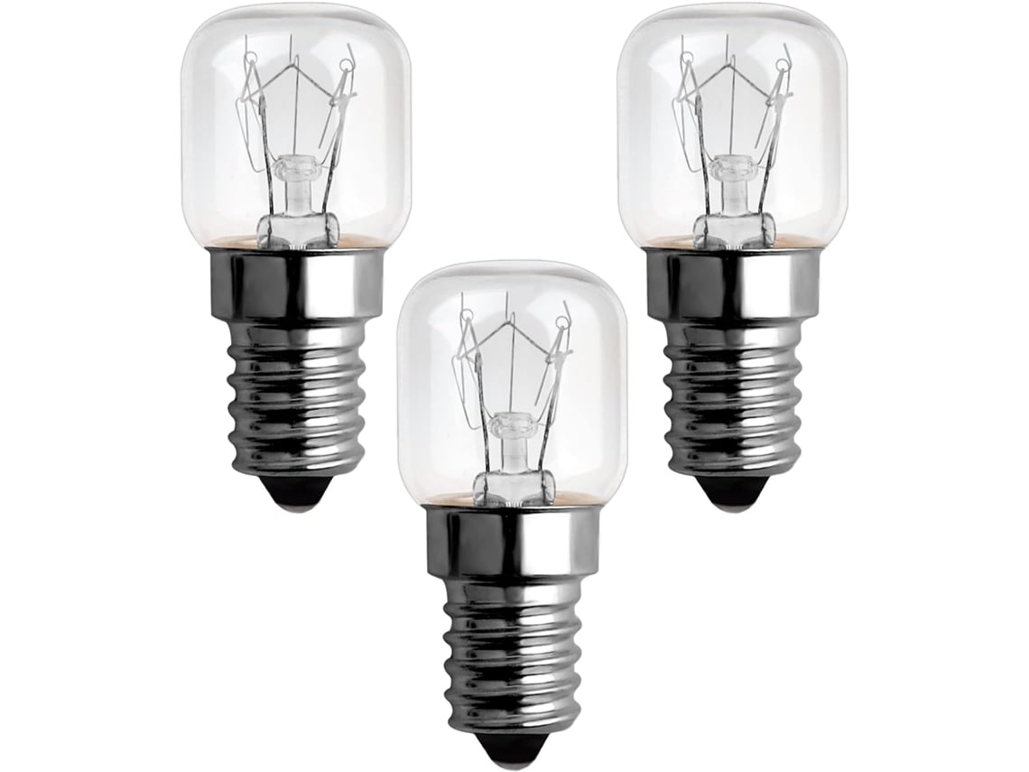 Pacote Com 3 Lâmpadas E14 Dimerizáveis, Ângulo De Abertura De 300 Graus, 120 Lumens, 2300k Branco Quente
