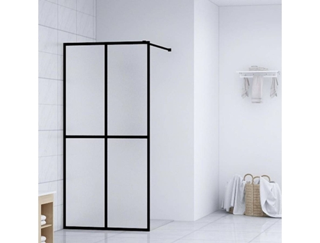 Cabina de Ducha VIDAxL Vidrio Templado Esmerilado 100x195 cm