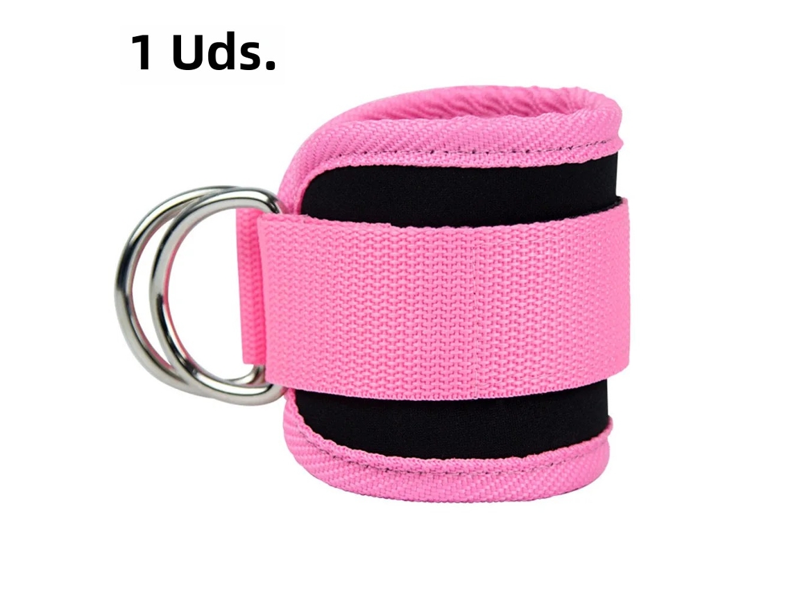 (rosa) 1 Correa De Tobillo Ajustable Con Soporte De Anillo En D