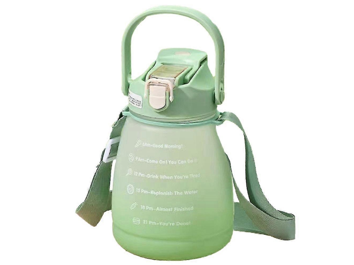 Botella De Agua Kawaii Con Pajita, Jarra Deportiva Grande, Botellas De Agua Lindas Para Niñas Y Mujeres. Rosewell