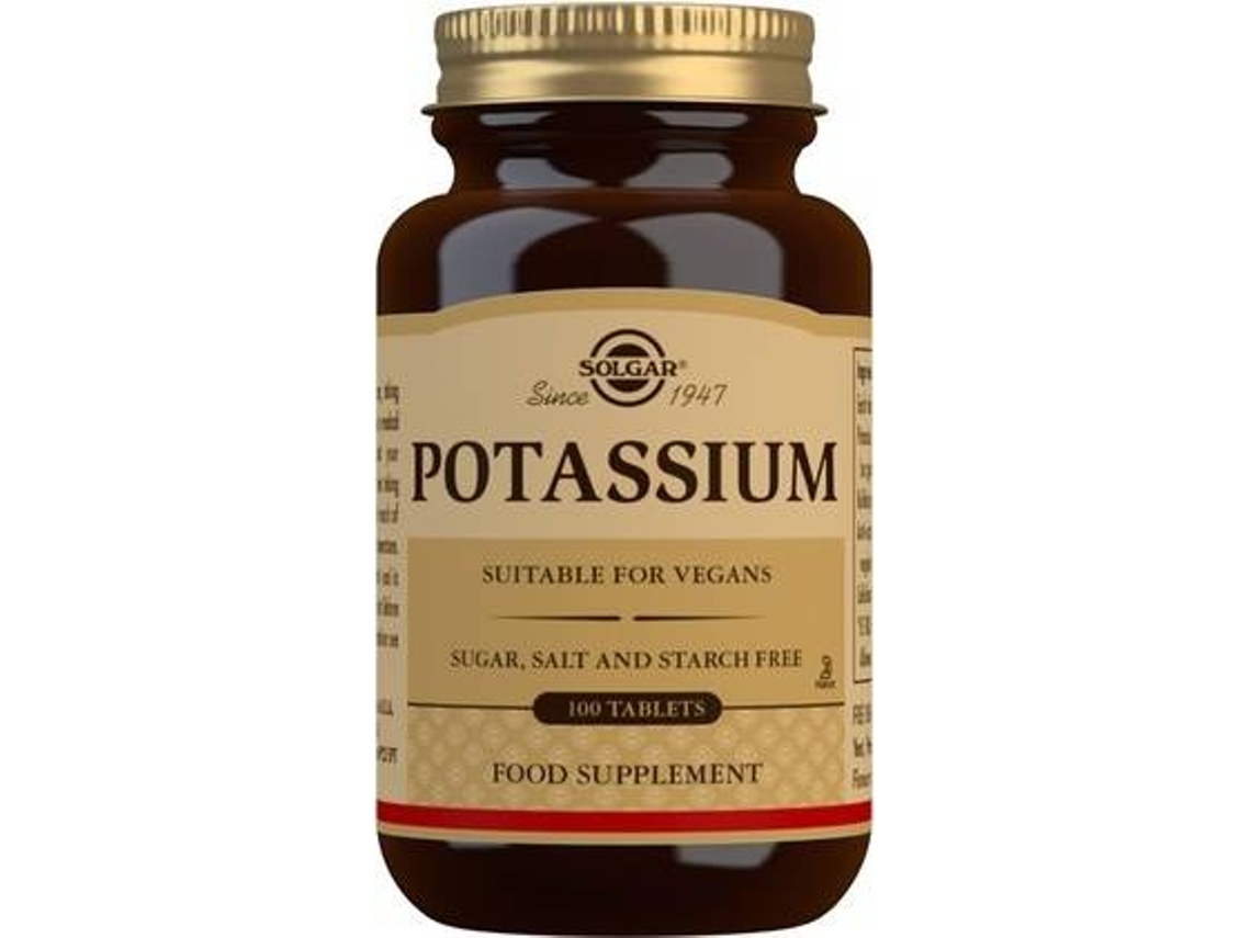 Complemento Alimentar SOLGAR Gluconato De Potasio (100 comprimidos de 99mg (99mg))