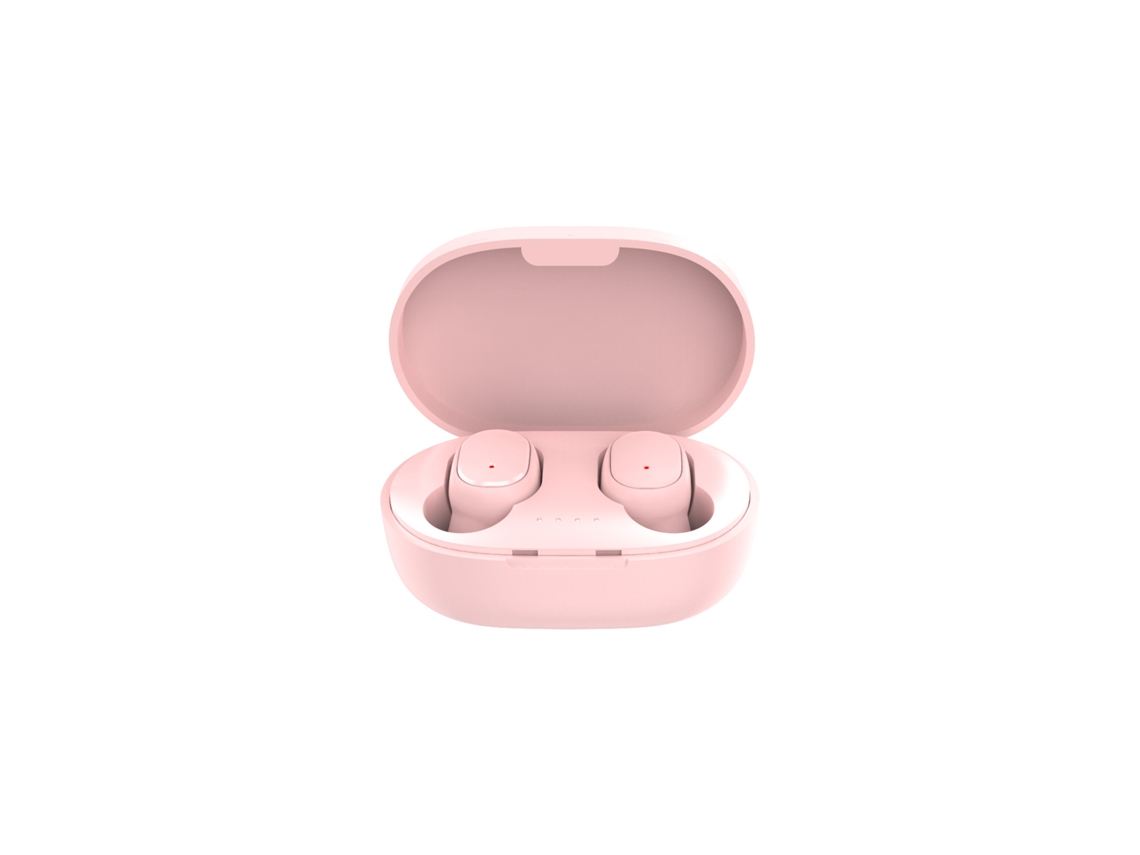Auriculares Estéreo Inalámbricos Bluetooth Tws (rosas), Micrófono Y Estuche De Carga, Cancelación De Ruido
