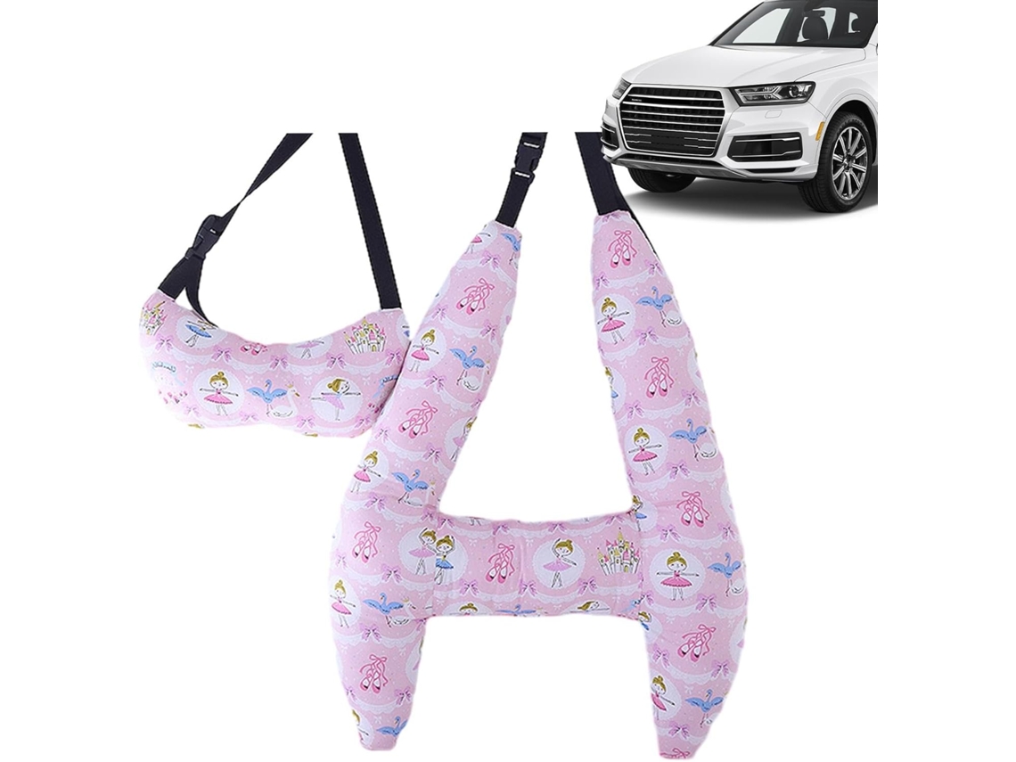 Soporte Para Reposacabezas De Coche, Almohada De Viaje En Forma De H Para, Almohada Suave Para.