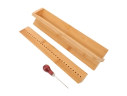 Besportble Soporte De Madera Para Punzón Healeved Y Documentos 10,80 X 2,20 X 2,20 Cm 32,00 X 6,50 X 6,50 C...
