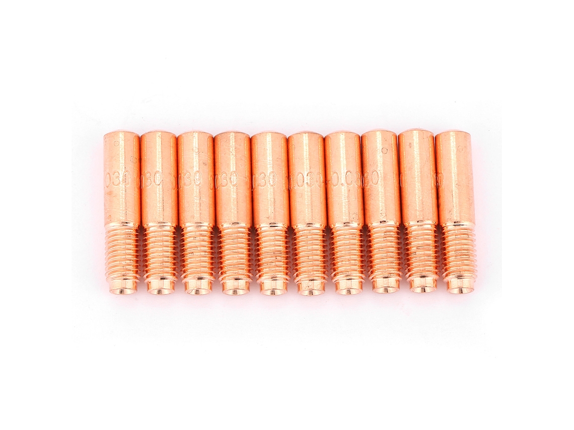 10 Piezas/set Puntas De Contacto De Soldadura Mig 0.8mm 030" Para Miller 000067