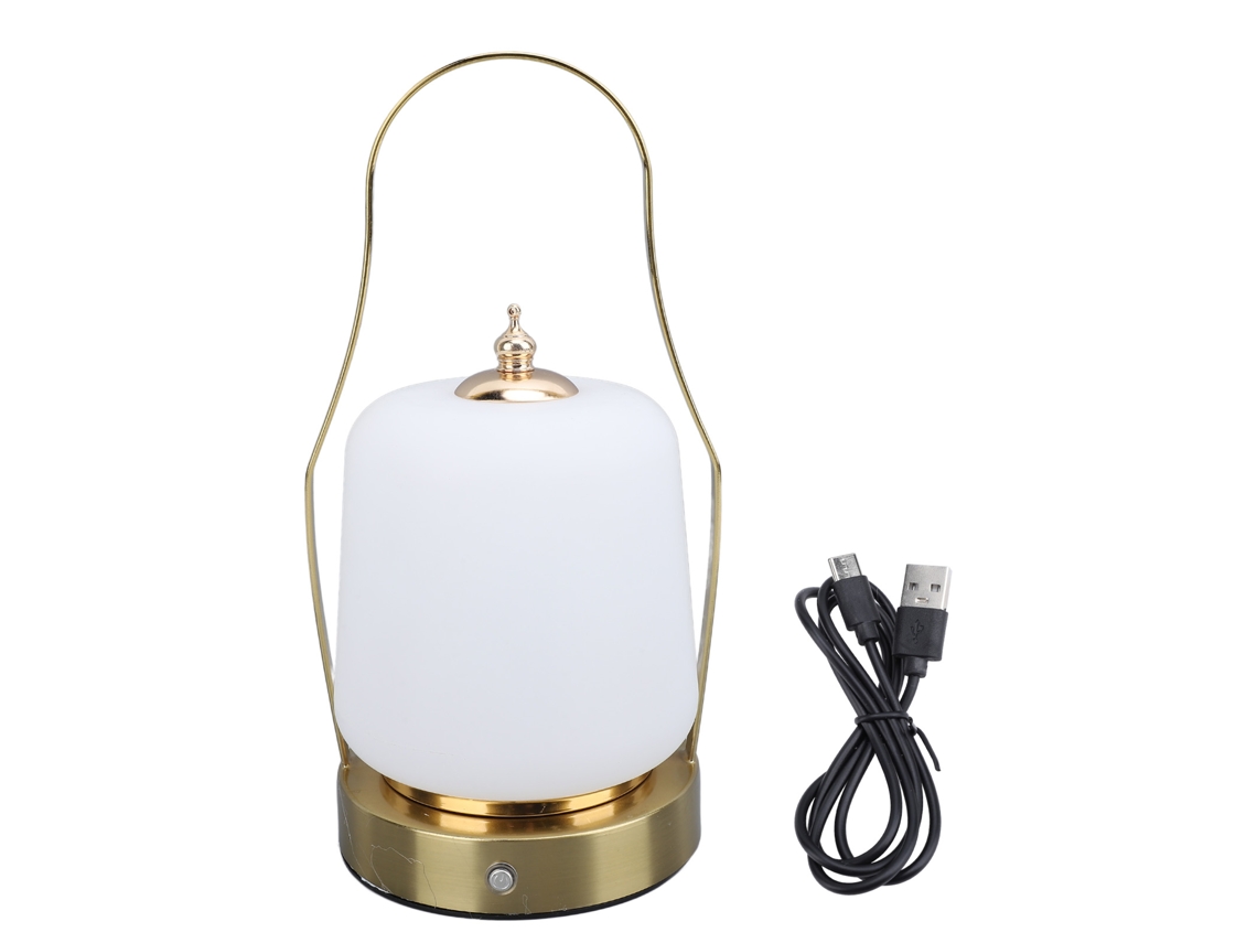 Rebe-linterna Inalámbrica Led Retro Recargable Con Regulable Sin Escalas 3 Modos De Luz Manija Lámpara De Mesa Hogar Dormitorio Camping