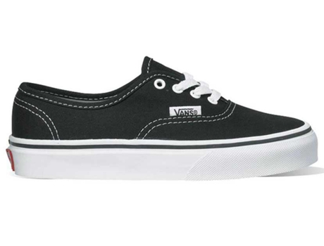 Zapatillas VANS Treinadores Authentic - Niños (32.5 - Negro)