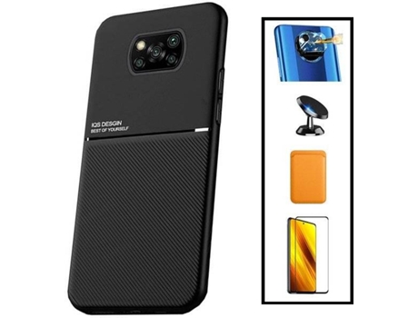 Funda y Protector Xiaomi Redmi Poco X3 Pro PHONECARE Magnetic Lux Negro