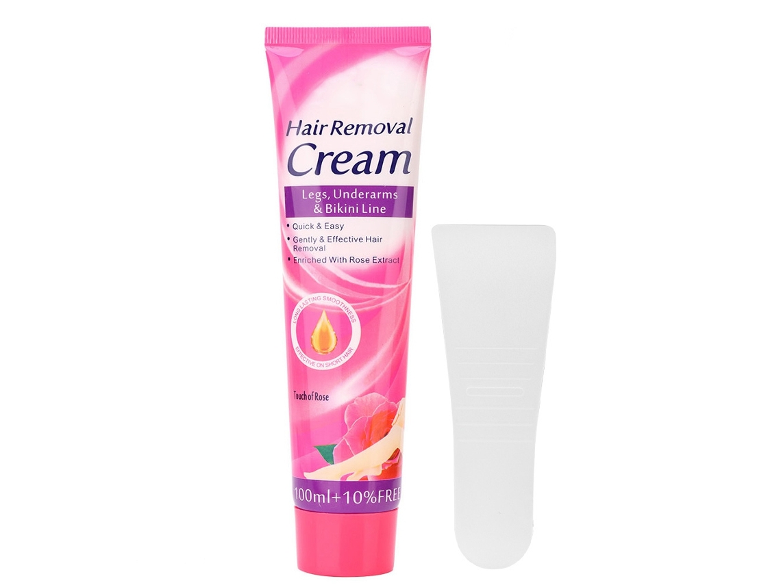 Creme Depilatório Corporal Natural Para Homens E Mulheres 110ml Com Placa De Depilação Profissional