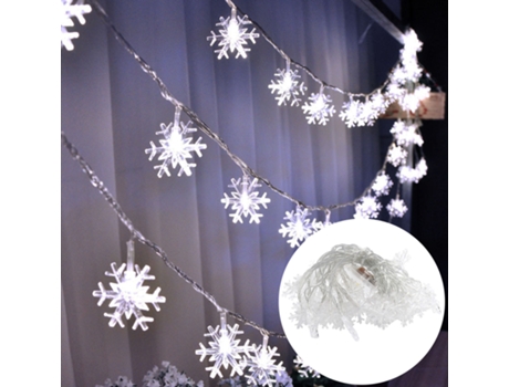 Guirnalda de luces LED para árbol de Navidad, adornos navideños de 3m