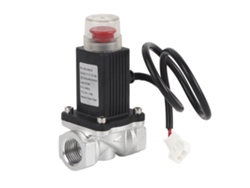 Electroválvula eléctrica de 12 V, interruptor de gas con tubo de aluminio fundido, para uso doméstico y industrial.