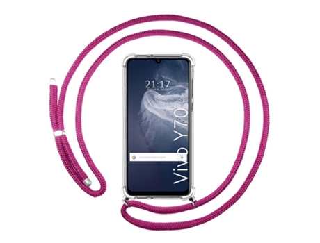Carcasa Vivo Y70 TUMUNDOSMARTPHONE Colgante Rosa