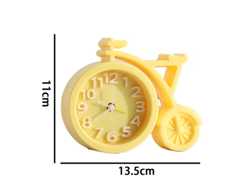 ELKUAIE Despertador Creativo Digital Escritorio Reloj de tiempo Novedad Reloj de cabecera Modelo Estatuilla Ornamento