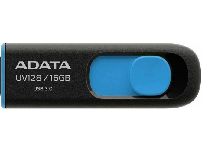 Pen USB ADATA UV128 16GB Azul y Negro