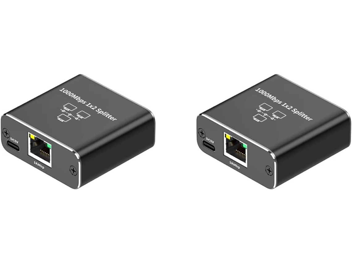 Divisor Gigabit Ethernet 2x, 1 Entrada, 2 Salidas, 1000 Mbps - Cable