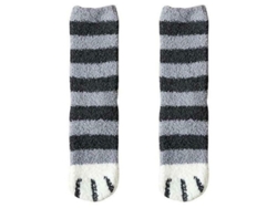 2026-calcetines De Pata De Gato 3d Para Mujer Suaves Con Estampado Cálido Elasticos Calcetines De Pile