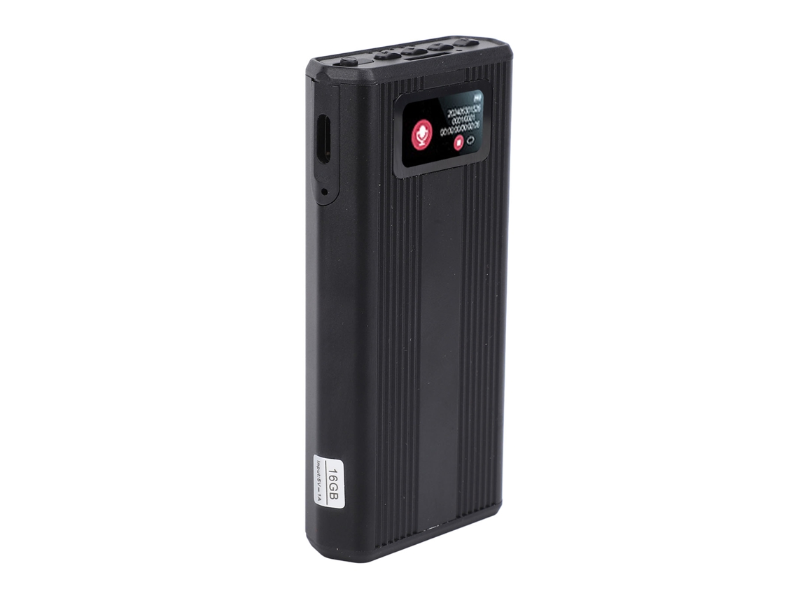 Grabadora De Voz Digital Profesional De 16 Gb Con Reducción De Ruido, Hd 1536 Kbps, Batería De 4000 Mah, Magnética.