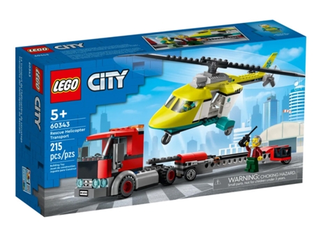 LEGO LEGO City: transporte de helicóptero de rescate (Edad Mínima: 5)