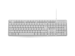 Teclado Natec Nautilus Us Slim Branco