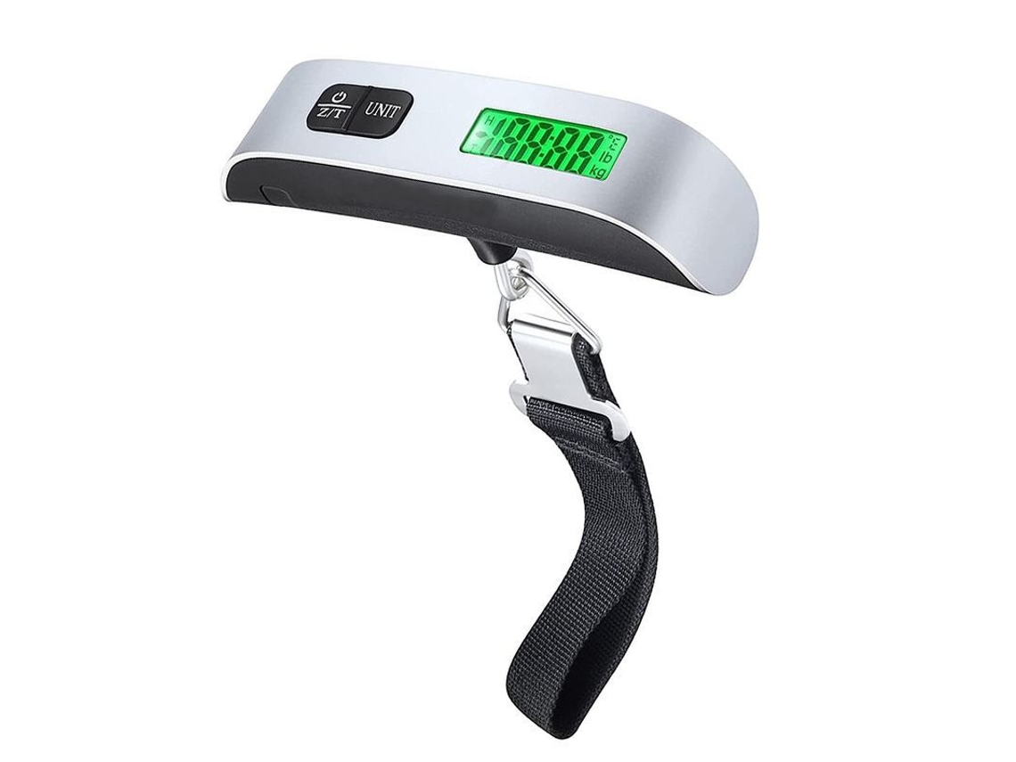 Balanza Electrónica Portátil De 50 Kg Con Báscula De Equipaje Iluminada 50 Kg/10 G Kg Lb ℃ *f