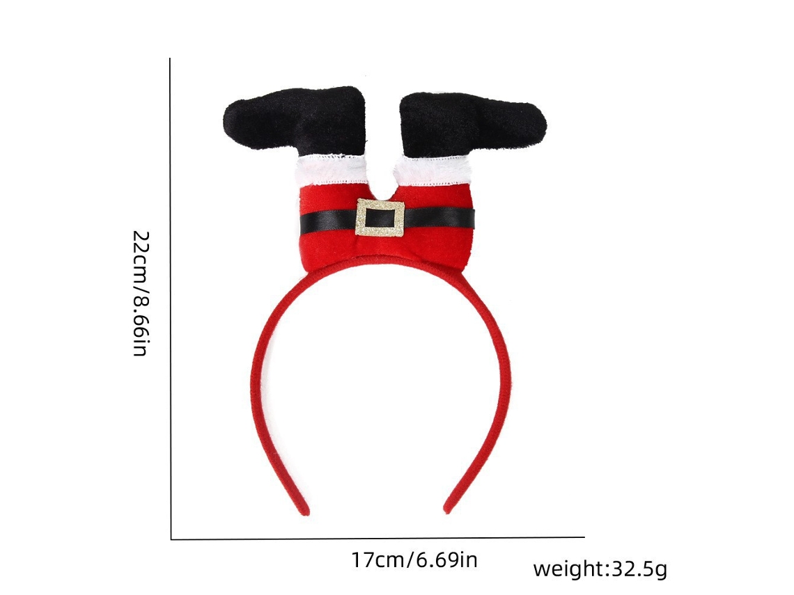 Diadema navideña con cuernos, accesorio navideño brillante, ideal para fiestas, cosplay y uso diario Aeuzwr (estilo 49)