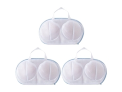 3 Bolsas Para Lavar Sujetadores, Bolsas De Malla De Alta Permeabilidad Para Lavandería De Lencería.