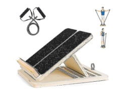 Tabla Profesional Inclinada Para Estiramiento De Pantorrillas, Ajustable Con 4 Posiciones, Peso Máximo 204 Kg, Portátil.