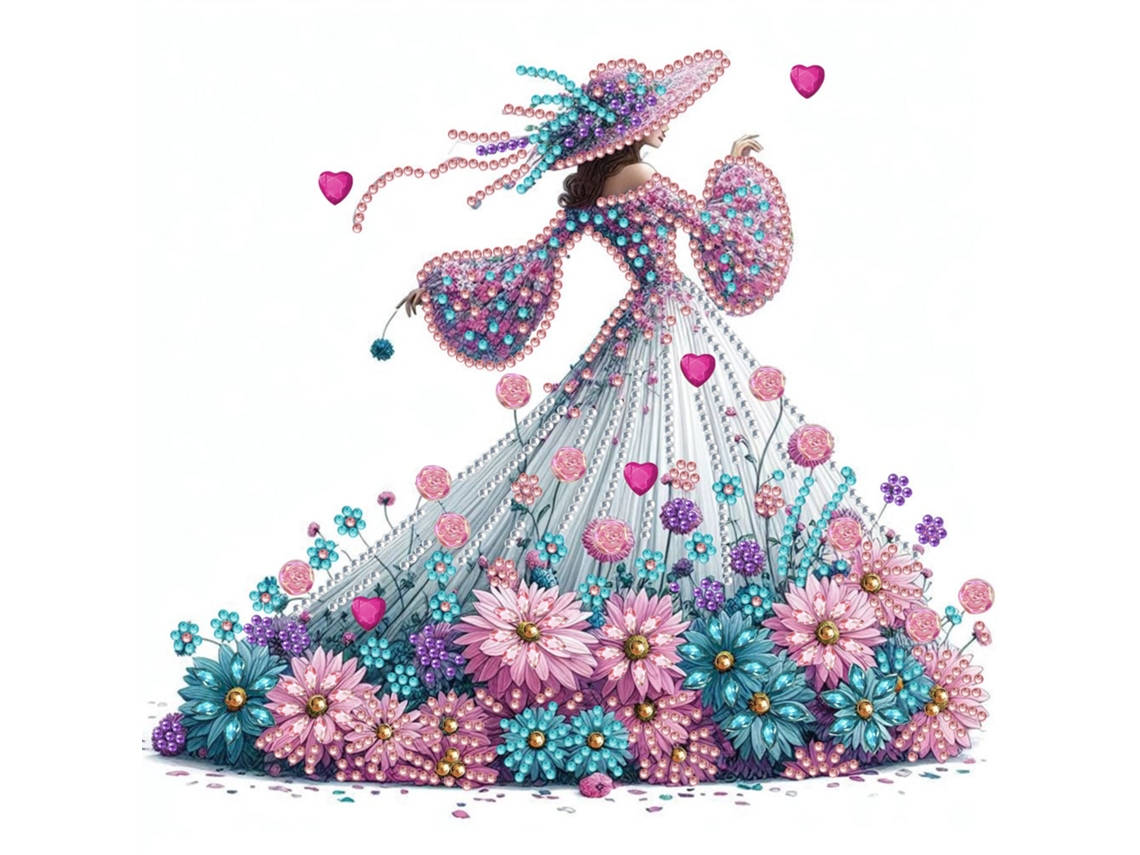 Pintura de diamante SIURN Ab45, manualidades, decoración del hogar (30 x 30 cm)