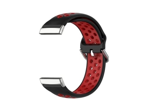 Correa Smartwatch Para Fitbit Versa 3 Negro-Rojo VENISYMLIS