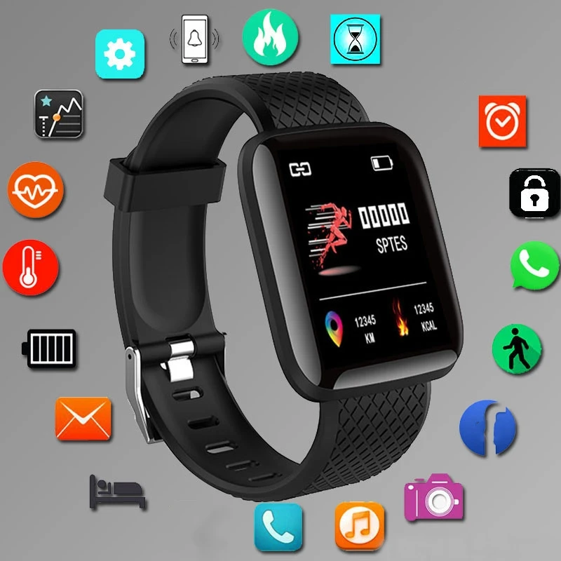 Y68 Blancoreloj Inteligente Con Monitor De Actividad Física Y Reloj Electrónico Para Android E Ios