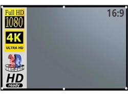 Pantalla De Proyección Para Cine En Casa, Interior, Exterior Y Patio Trasero (60-133 Pulgadas)