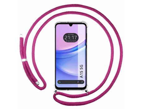 Funda para Samsung Galaxy 5/A15 TUMUNDOSMARTPHONE Silicona Rosa