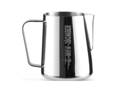 Jarra Espumadora De Leche De 600 Ml, Acero Inoxidable 304, Boca De Cocodrilo Biónica Con Mango Ergonómico.