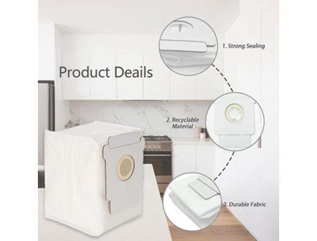 Peças para irobot roomba i7 e5 e6 s9 saco de pó de processamento a vácuo
