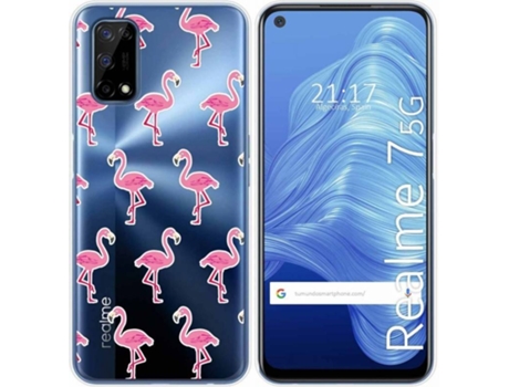 Carcasa Realme 7 5G TUMUNDOSMARTPHONE Flamenco Multicolor