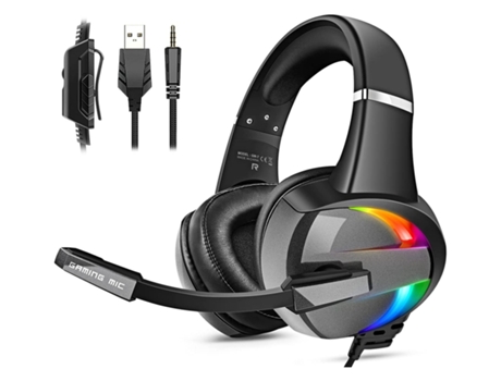 Auriculares Gaming ENKES para Ps4 Ps5 Ps4 con micrófono con cancelación de ruido Sonido envolvente 3D para juegos