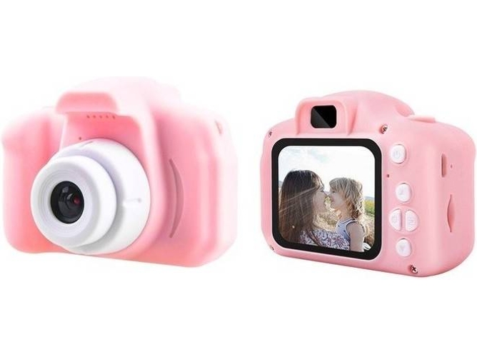 Cámara Instantánea para Niños LKS 1080p con Juegos Integrados (Rosa)