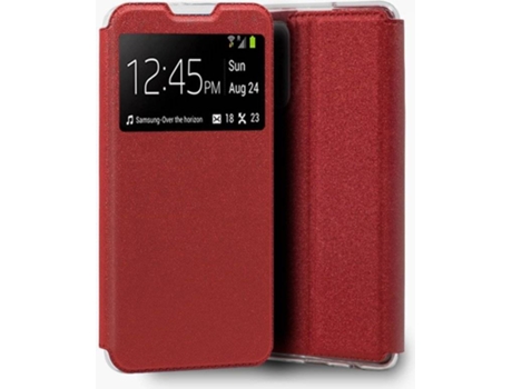 Funda Xiaomi Note 10/Note 10S COOL Flip Cover (Rojo)