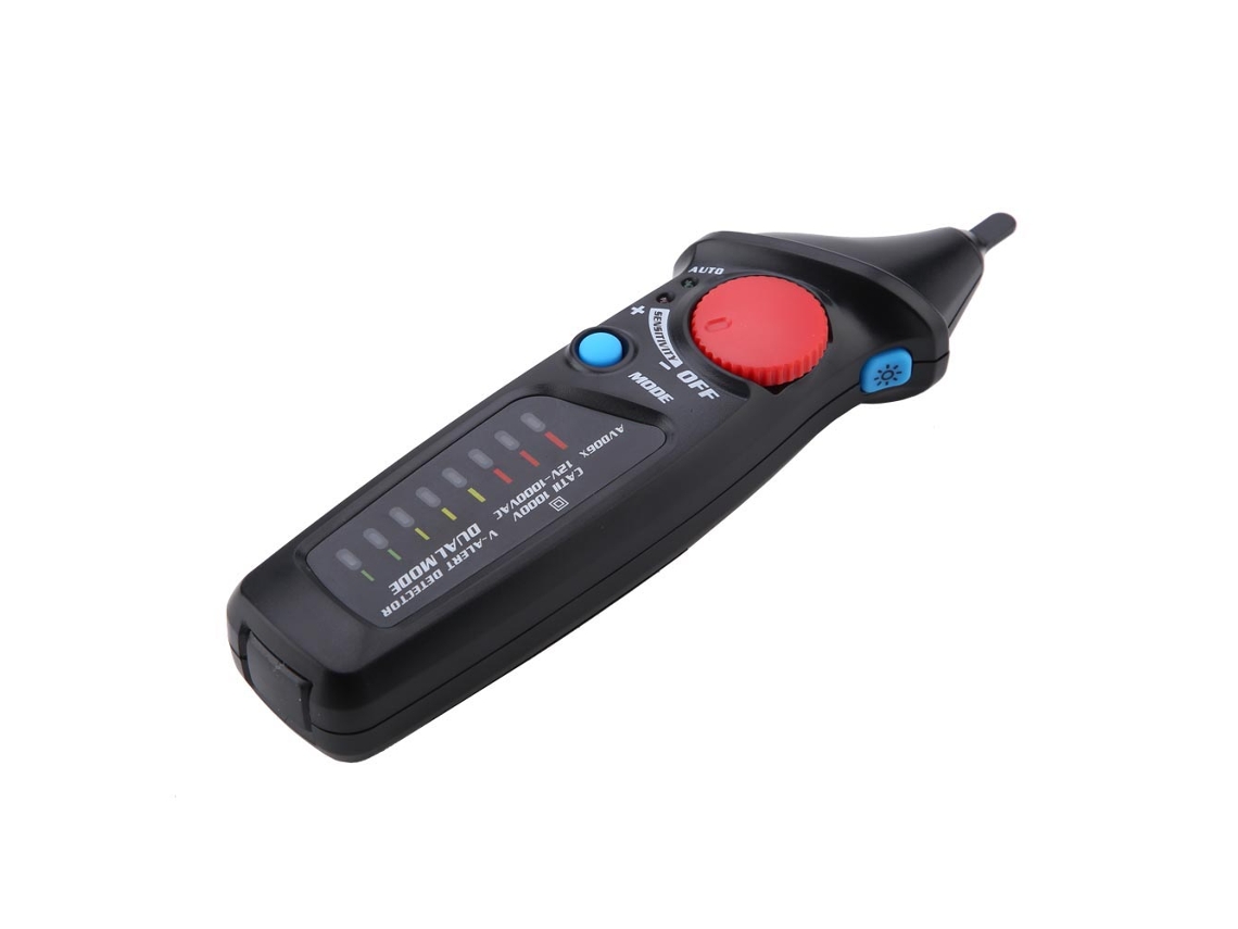 Avd06x Probador De Voltaje Sin Contacto: Lápiz Eléctrico Inductivo Con Detector De Voltaje E Indicadores Led.