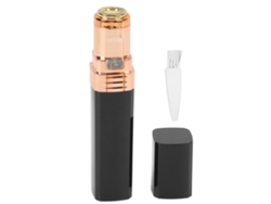 2026 depilador Eléctrico para Mulher, Cortador de Sobrancelhas e Cabelo Facial Lavável, Compacto e Suave para Lábios, Axilas e Pernas Preto