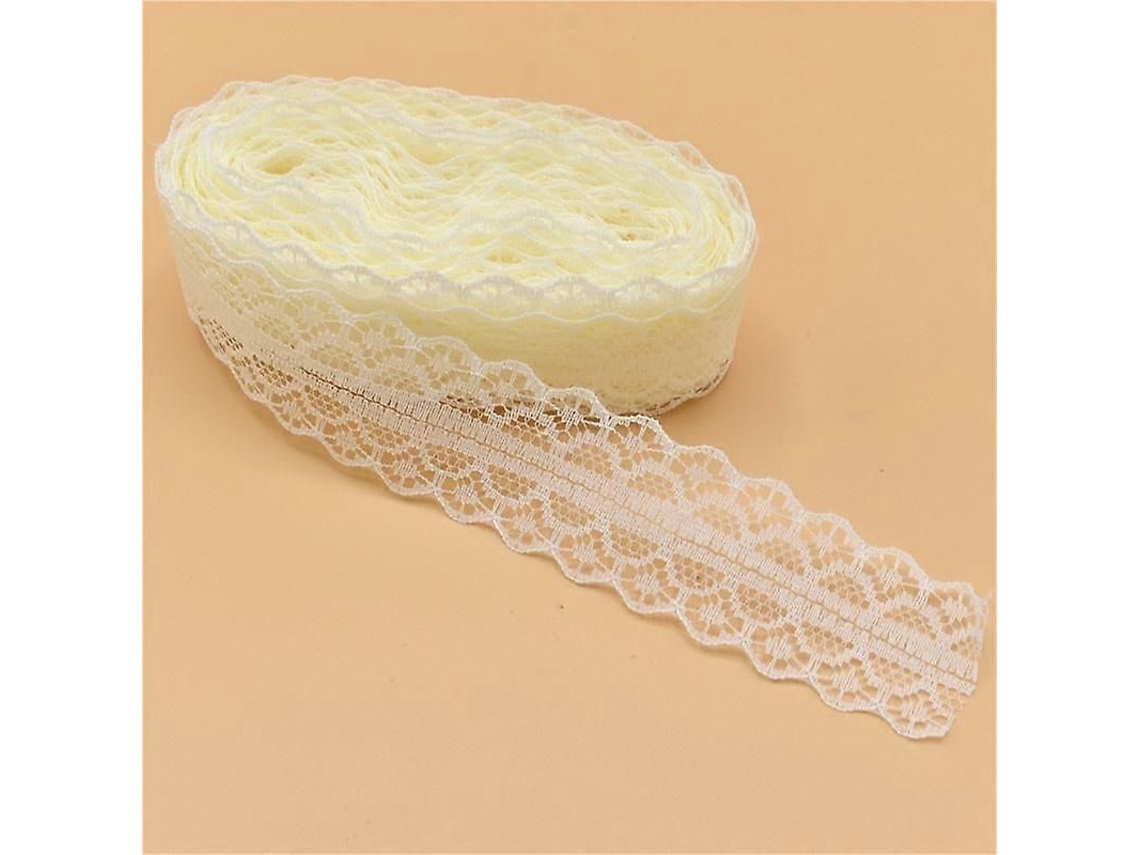 Cinta De Encaje De 10 Yardas Con Tejido Para Coser, Decoración Diy, Bodas, Navidad, Halloween.