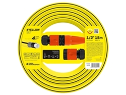 Set de riego 4YELLOW de diámetro 12,5mm con una longitud de 15 metros