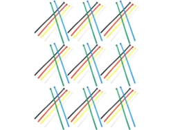 Paquete De 100 Abrazaderas De Cable Ajustables De Nailon Autoblocantes De 8x300 Mm, Color Negro.