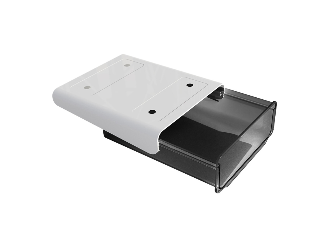 Cajón Pequeño Oculto Debajo Del Escritorio, Sin Agujeros, Abs Ps Transparente Para Dormitorio.